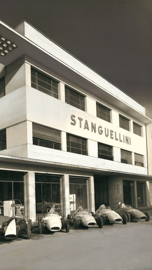 Immobile con nome Stanguellini scritto sopra